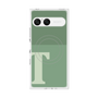 プレミアムスクエアケース with SnapMag［ オリジナル - initial two tone - T green ］