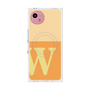 プレミアムスクエアケース with SnapMag［ オリジナル - initial two tone - W orange ］