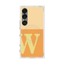 プレミアムスクエアケース with SnapMag［ オリジナル - initial two tone - W orange ］