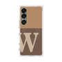 プレミアムスクエアケース with SnapMag［ オリジナル - initial two tone - W brown ］