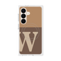 プレミアムスクエアケース with SnapMag［ オリジナル - initial two tone - W brown ］