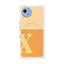 プレミアムスクエアケース with SnapMag［ オリジナル - initial two tone - X orange ］