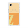 プレミアムスクエアケース with SnapMag［ オリジナル - initial two tone - Z orange ］