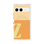 プレミアムスクエアケース with SnapMag［ オリジナル - initial two tone - Z orange ］