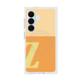 プレミアムスクエアケース with SnapMag［ オリジナル - initial two tone - Z orange ］