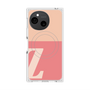 プレミアムスクエアケース with SnapMag［ オリジナル - initial two tone - Z pink ］
