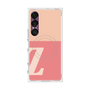プレミアムスクエアケース with SnapMag［ オリジナル - initial two tone - Z pink ］