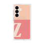 プレミアムスクエアケース with SnapMag［ オリジナル - initial two tone - Z pink ］