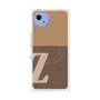 プレミアムスクエアケース with SnapMag［ オリジナル - initial two tone - Z brown ］
