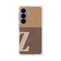 プレミアムスクエアケース with SnapMag［ オリジナル - initial two tone - Z brown ］