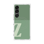 プレミアムスクエアケース with SnapMag［ オリジナル - initial two tone - Z green ］
