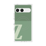 プレミアムスクエアケース with SnapMag［ オリジナル - initial two tone - Z green ］