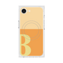 プレミアムスクエアケース with SnapMag［ オリジナル - initial two tone - B orange ］