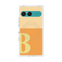 プレミアムスクエアケース with SnapMag［ オリジナル - initial two tone - B orange ］