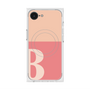 プレミアムスクエアケース with SnapMag［ オリジナル - initial two tone - B pink ］