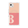 プレミアムスクエアケース with SnapMag［ オリジナル - initial two tone - B pink ］