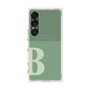 プレミアムスクエアケース with SnapMag［ オリジナル - initial two tone - B green ］