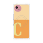 プレミアムスクエアケース with SnapMag［ オリジナル - initial two tone - C orange ］