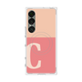 プレミアムスクエアケース with SnapMag［ オリジナル - initial two tone - C pink ］