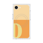 プレミアムスクエアケース with SnapMag［ オリジナル - initial two tone - D orange ］