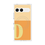 プレミアムスクエアケース with SnapMag［ オリジナル - initial two tone - D orange ］