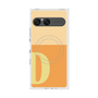 プレミアムスクエアケース with SnapMag［ オリジナル - initial two tone - D orange ］