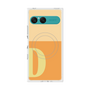プレミアムスクエアケース with SnapMag［ オリジナル - initial two tone - D orange ］