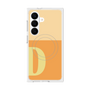 プレミアムスクエアケース with SnapMag［ オリジナル - initial two tone - D orange ］