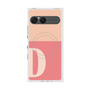 プレミアムスクエアケース with SnapMag［ オリジナル - initial two tone - D pink ］