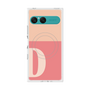 プレミアムスクエアケース with SnapMag［ オリジナル - initial two tone - D pink ］