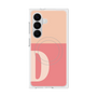プレミアムスクエアケース with SnapMag［ オリジナル - initial two tone - D pink ］