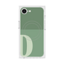 プレミアムスクエアケース with SnapMag［ オリジナル - initial two tone - D green ］