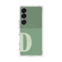 プレミアムスクエアケース with SnapMag［ オリジナル - initial two tone - D green ］