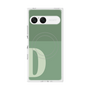 プレミアムスクエアケース with SnapMag［ オリジナル - initial two tone - D green ］