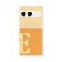 プレミアムスクエアケース with SnapMag［ オリジナル - initial two tone - E orange ］