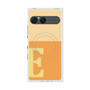 プレミアムスクエアケース with SnapMag［ オリジナル - initial two tone - E orange ］