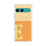 プレミアムスクエアケース with SnapMag［ オリジナル - initial two tone - E orange ］