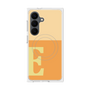 プレミアムスクエアケース with SnapMag［ オリジナル - initial two tone - E orange ］