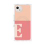 プレミアムスクエアケース with SnapMag［ オリジナル - initial two tone - E pink ］