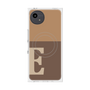 プレミアムスクエアケース with SnapMag［ オリジナル - initial two tone - E brown ］