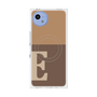 プレミアムスクエアケース with SnapMag［ オリジナル - initial two tone - E brown ］