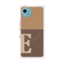 プレミアムスクエアケース with SnapMag［ オリジナル - initial two tone - E brown ］