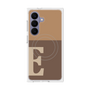 プレミアムスクエアケース with SnapMag［ オリジナル - initial two tone - E brown ］