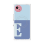 プレミアムスクエアケース with SnapMag［ オリジナル - initial two tone - E blue ］