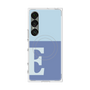 プレミアムスクエアケース with SnapMag［ オリジナル - initial two tone - E blue ］