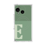 プレミアムスクエアケース with SnapMag［ オリジナル - initial two tone - E green ］