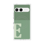 プレミアムスクエアケース with SnapMag［ オリジナル - initial two tone - E green ］