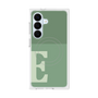 プレミアムスクエアケース with SnapMag［ オリジナル - initial two tone - E green ］