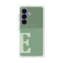 プレミアムスクエアケース with SnapMag［ オリジナル - initial two tone - E green ］