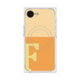 プレミアムスクエアケース with SnapMag［ オリジナル - initial two tone - F orange ］
